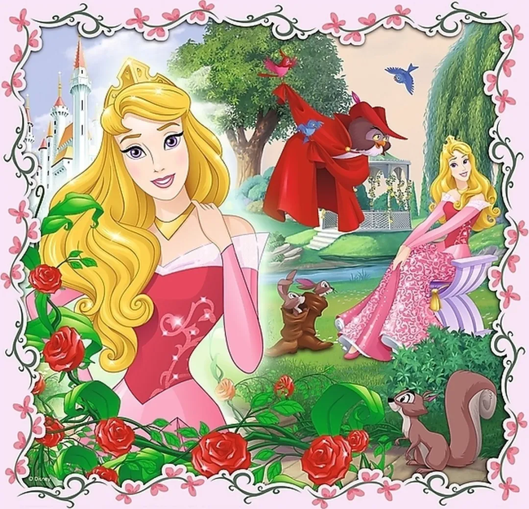 Trefl Princess 3-in-1 Puzzel 106 Stuks - 20/36/50