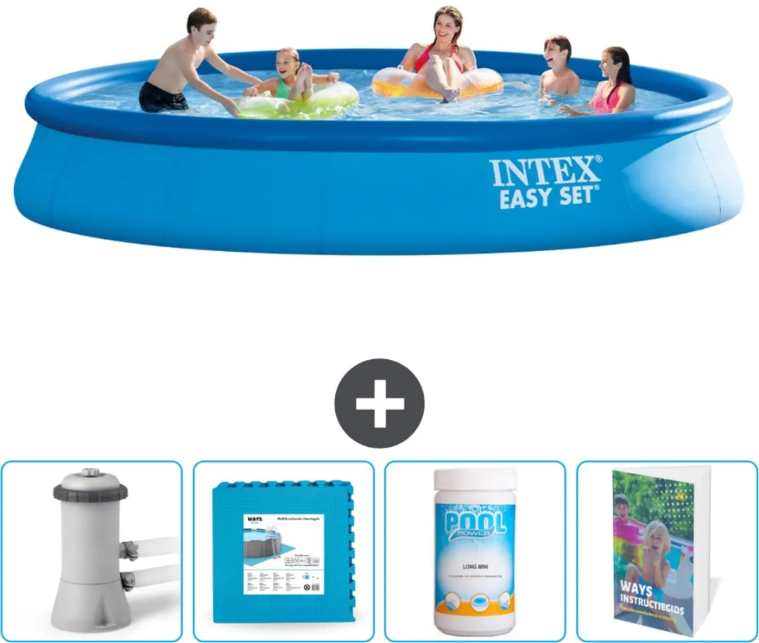 Intex Easy Set Zwembad 457x84cm - Blauw - 9792L