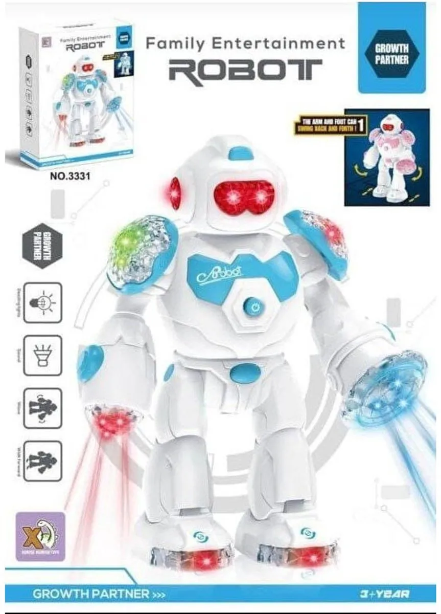 YJ Toys Interactieve Robot Auto 25cm - Blauw