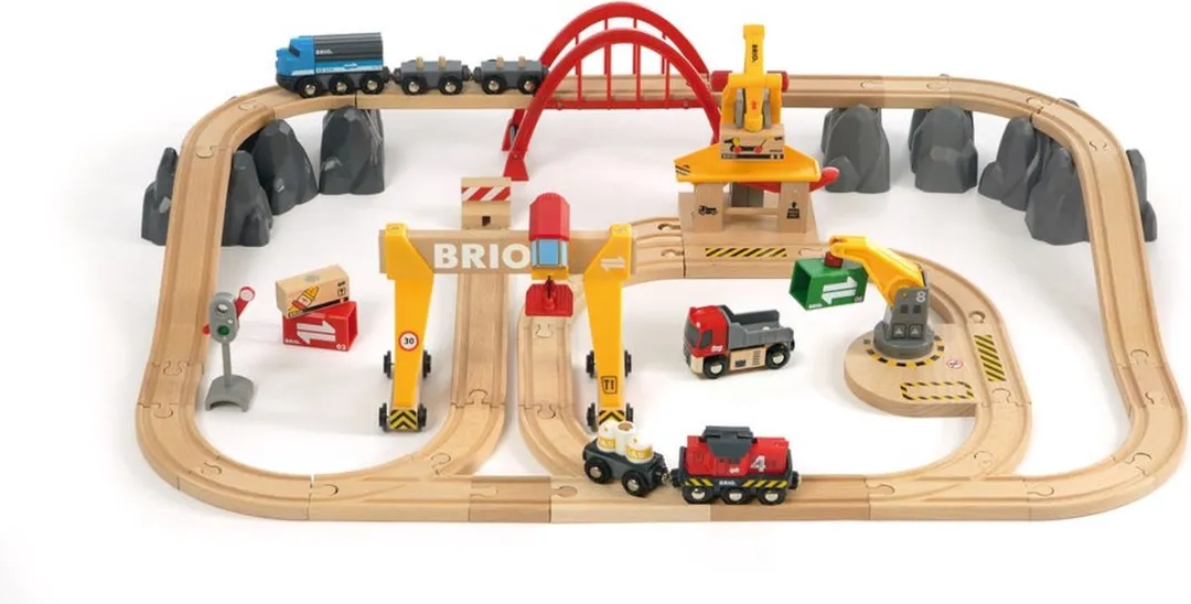 BRIO Treinset Vrachtvervoer 54-delig