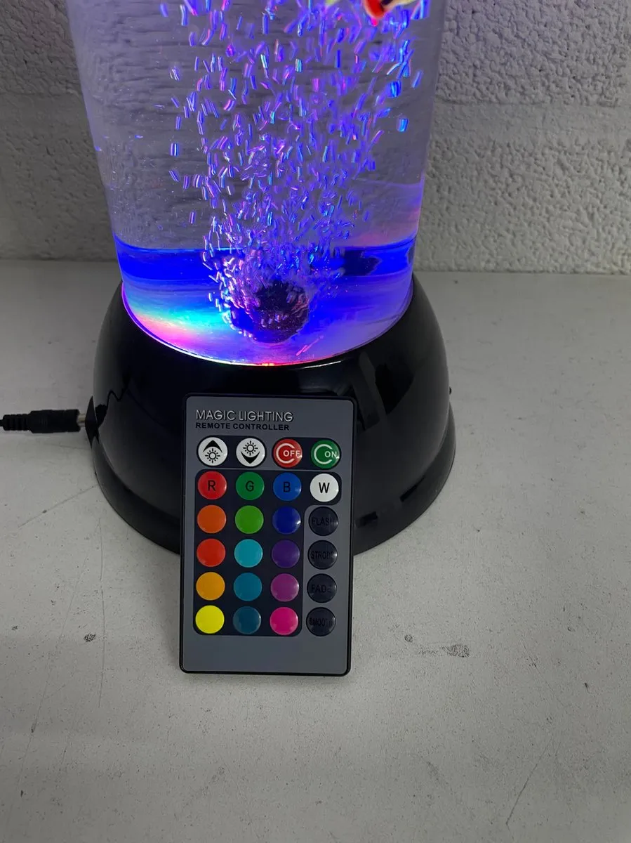 Twinkle Toys Snoezel Waterzuil 80cm - RGB LED - Zwart