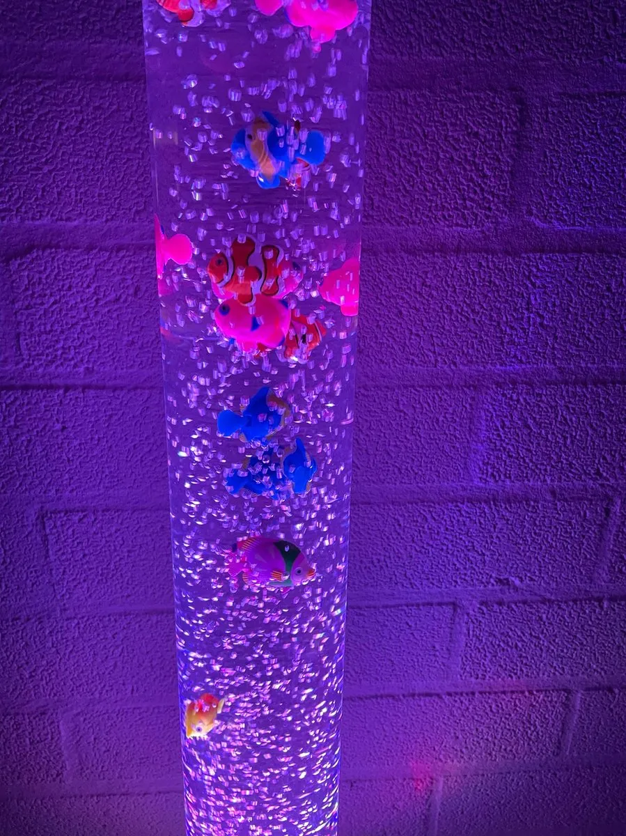 Twinkle Toys Snoezel Waterzuil 80cm - RGB LED - Zwart