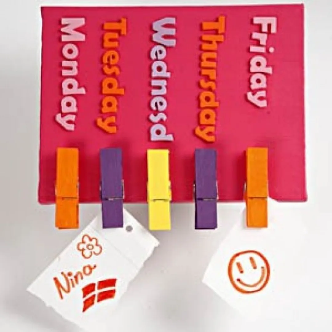 Creativ Company Midi Wasknijpers 10 Stuks - Naturel