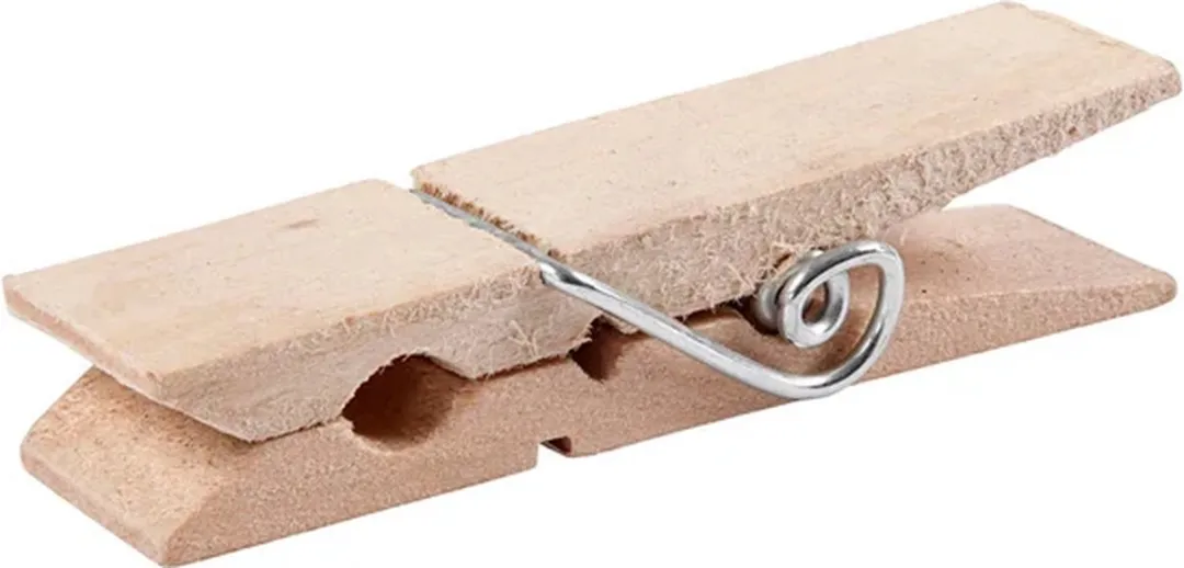 Creativ Company Midi Wasknijpers 10 Stuks - Naturel