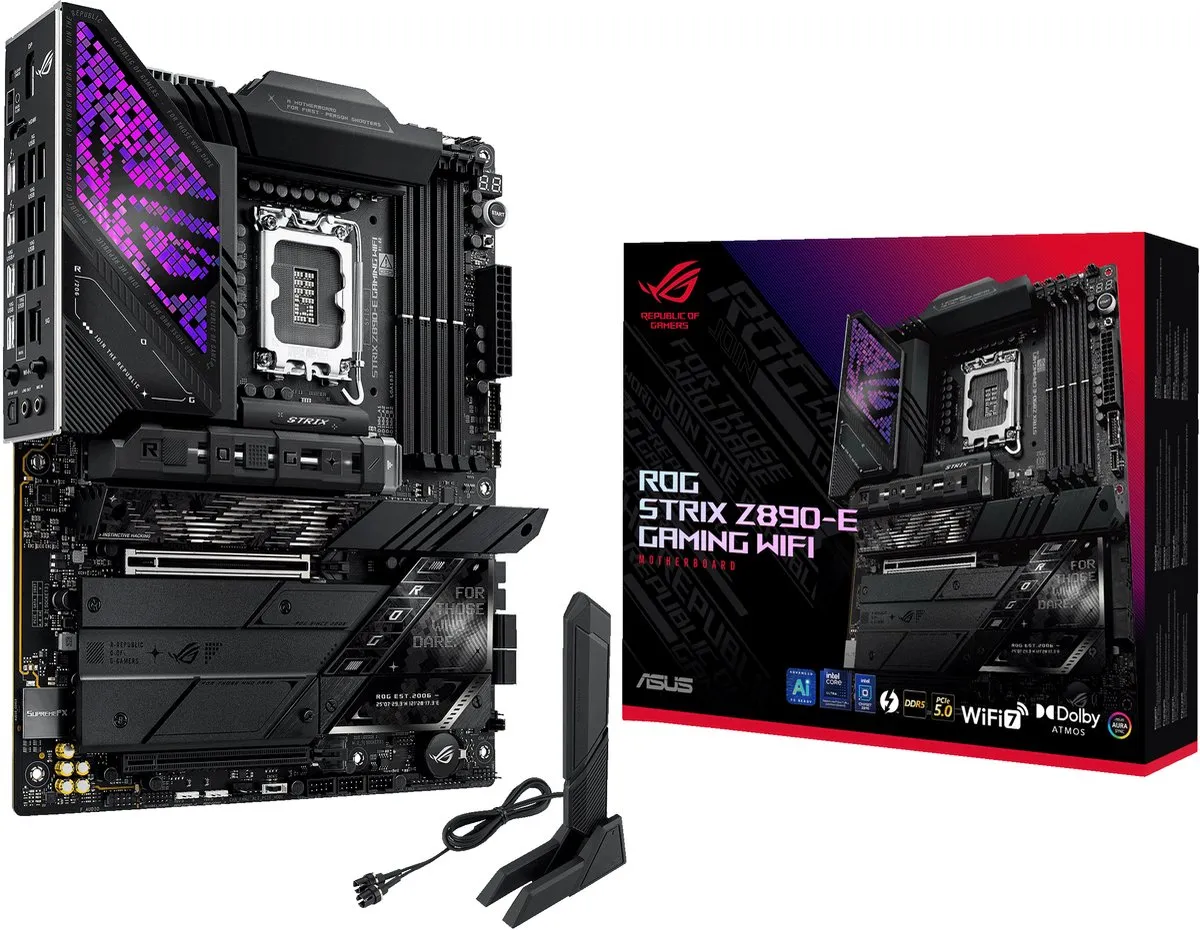 ASUS ROG Strix Z890-E Gaming WiFi Moederbord - ATX - LGA 1851