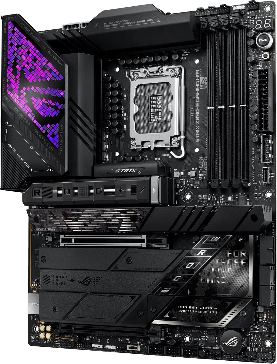 ASUS ROG Strix Z890-E Gaming WiFi Moederbord - ATX - LGA 1851