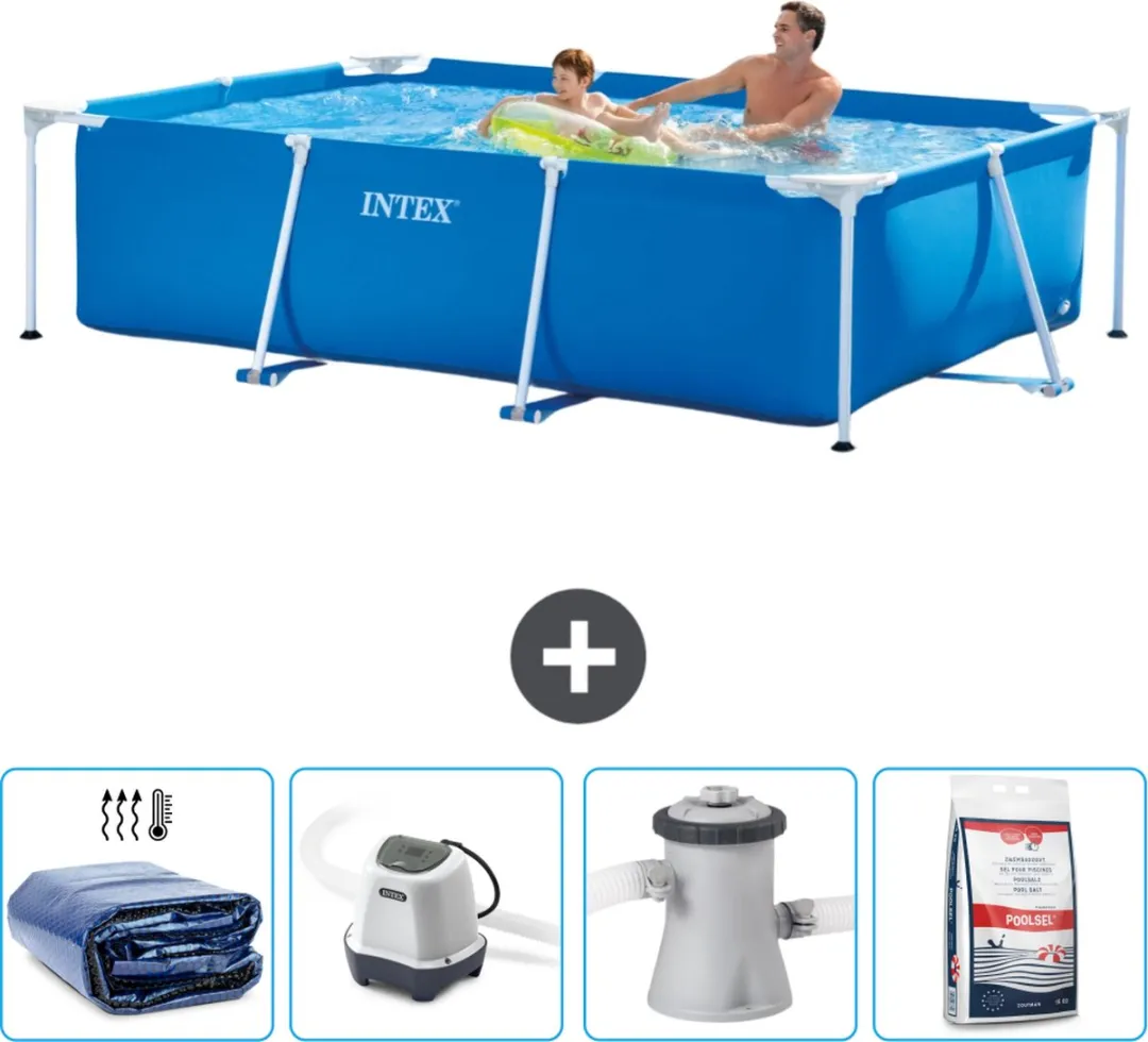 Intex Frame Zwembad 260x160x65cm Blauw