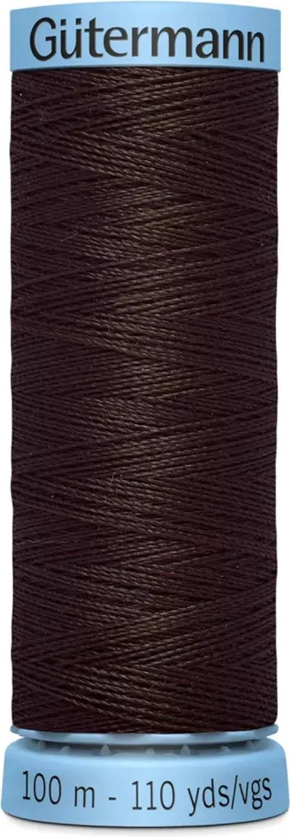 Gutermann Zijde Garen 100m - Zwart/Grijs/Wit