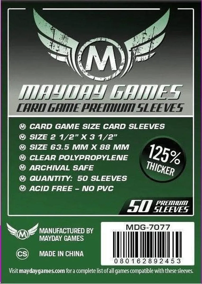Mayday Games Card Sleeves MDG-7077