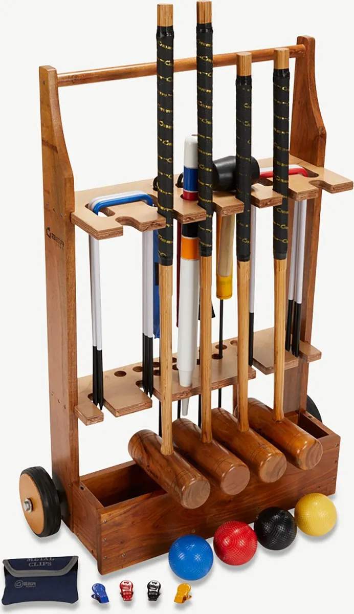 Ubergames Croquet Set 4-persoons