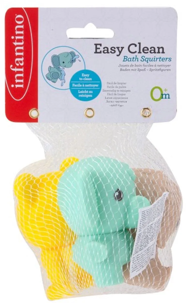 Infantino Easy Clean Bath Squirters - 3 Stuks - Multi