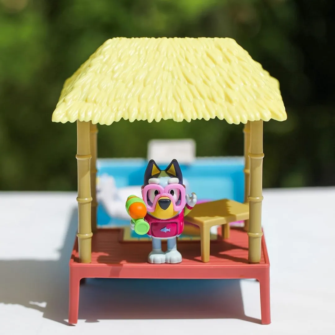 Moose Toys Bluey Zwembad Speelset - Blauw