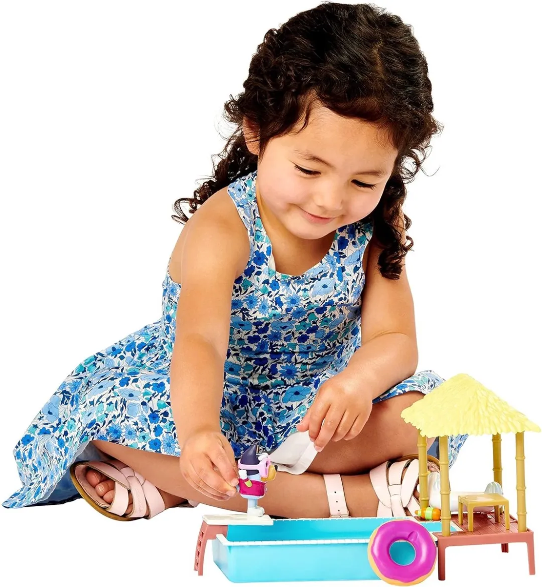 Moose Toys Bluey Zwembad Speelset - Blauw