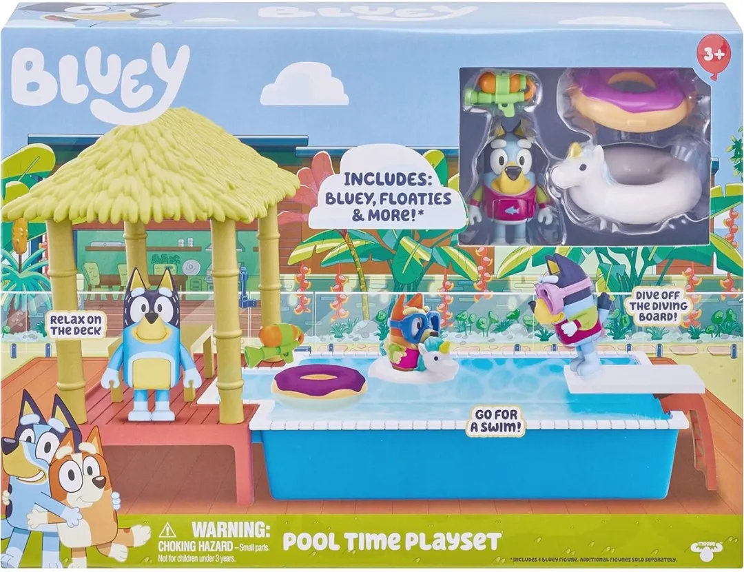 Moose Toys Bluey Zwembad Speelset