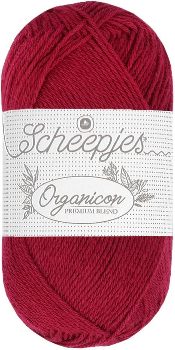 Scheepjes Organicon 50g Rood