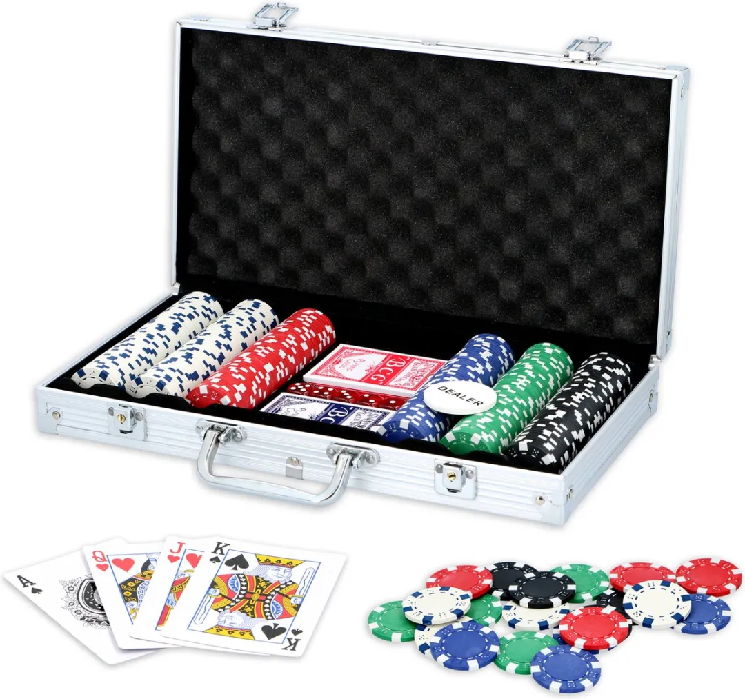 Eddy Toys Pokerset 300 Chips