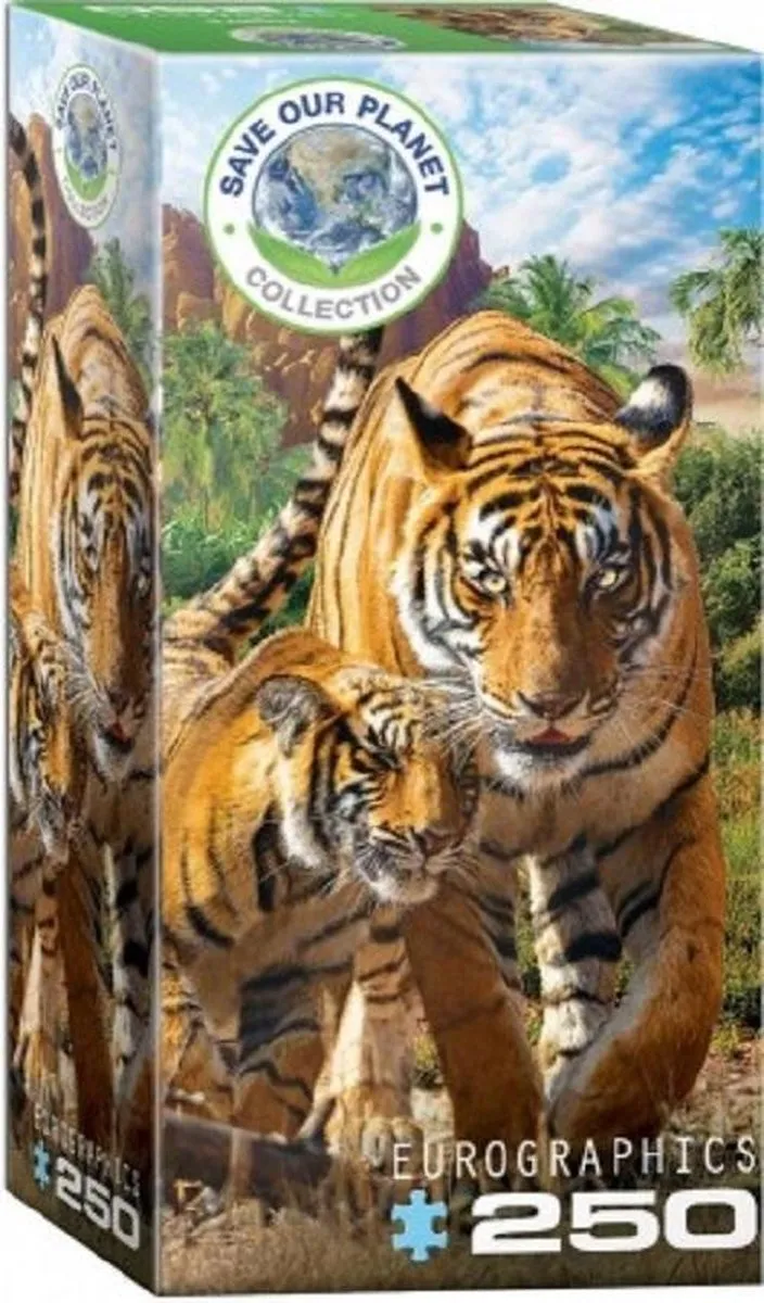Eurographics Puzzel Tigers 250 Stuks
