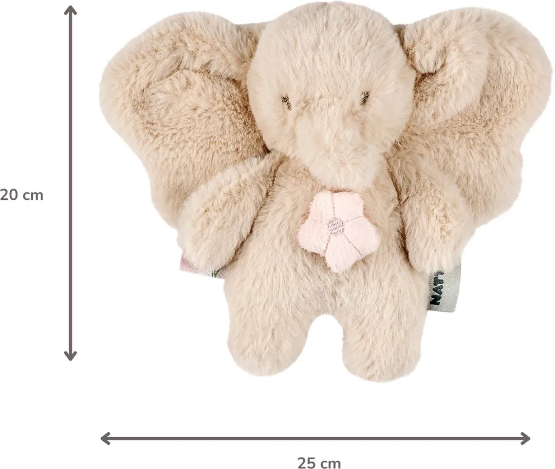 Nattou FanFan Muziekknuffel Olifant 20cm - Zand