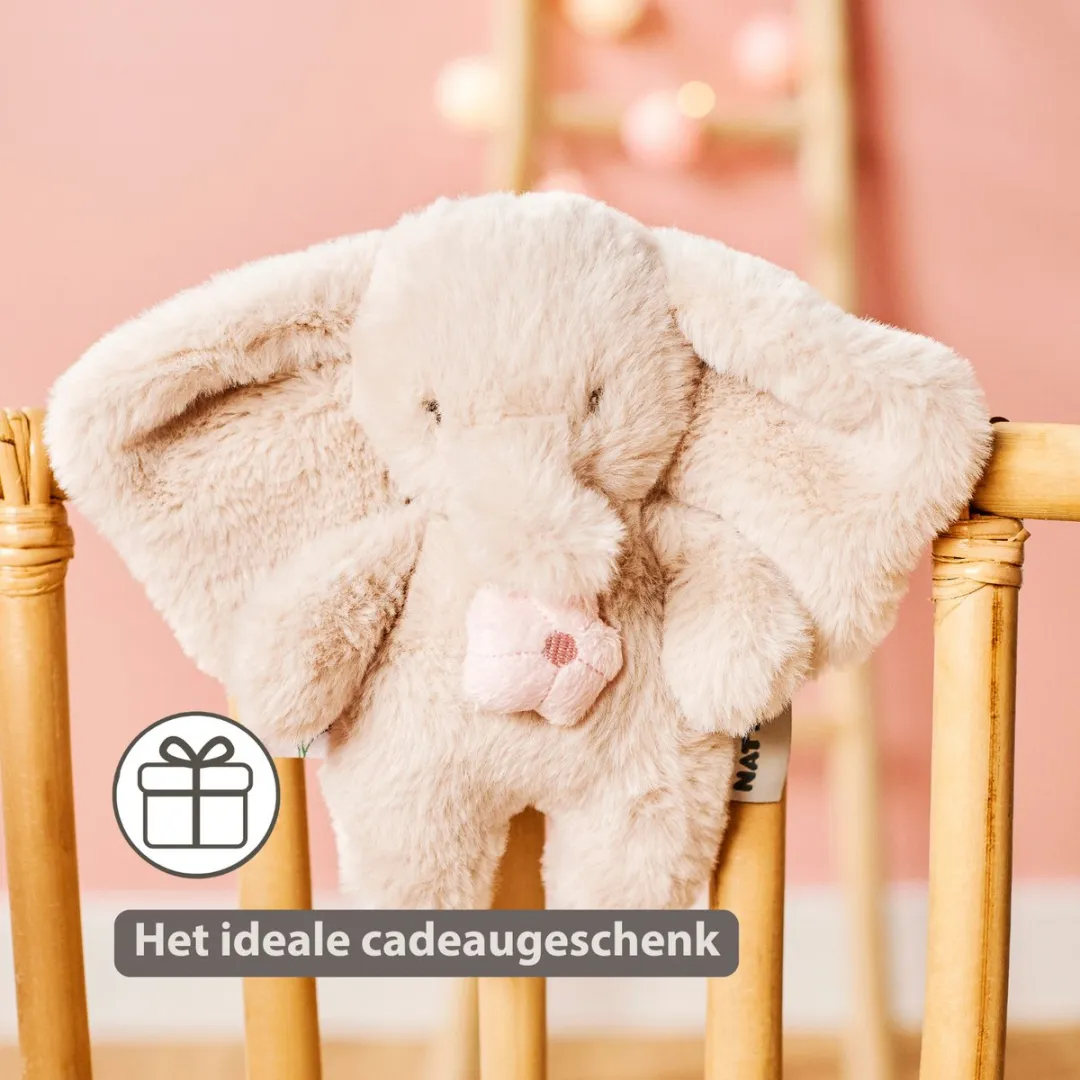 Nattou FanFan Muziekknuffel Olifant 20cm - Zand