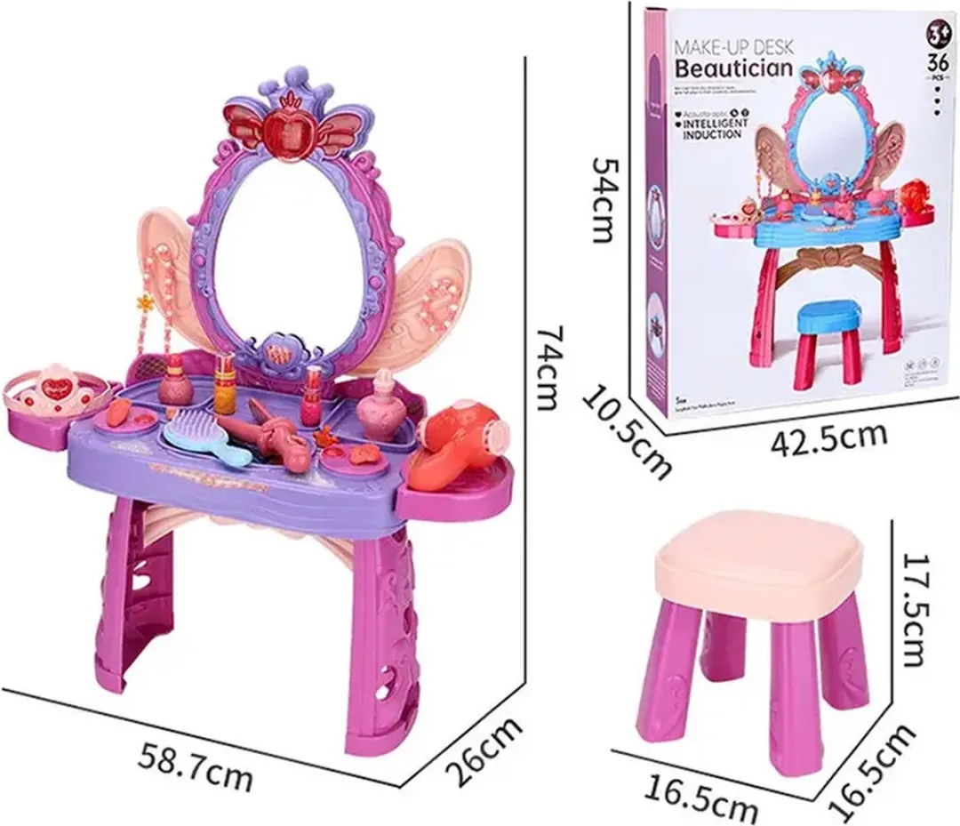 Sako Toys Kaptafel Schoonheidsspecialiste Roze/Paars