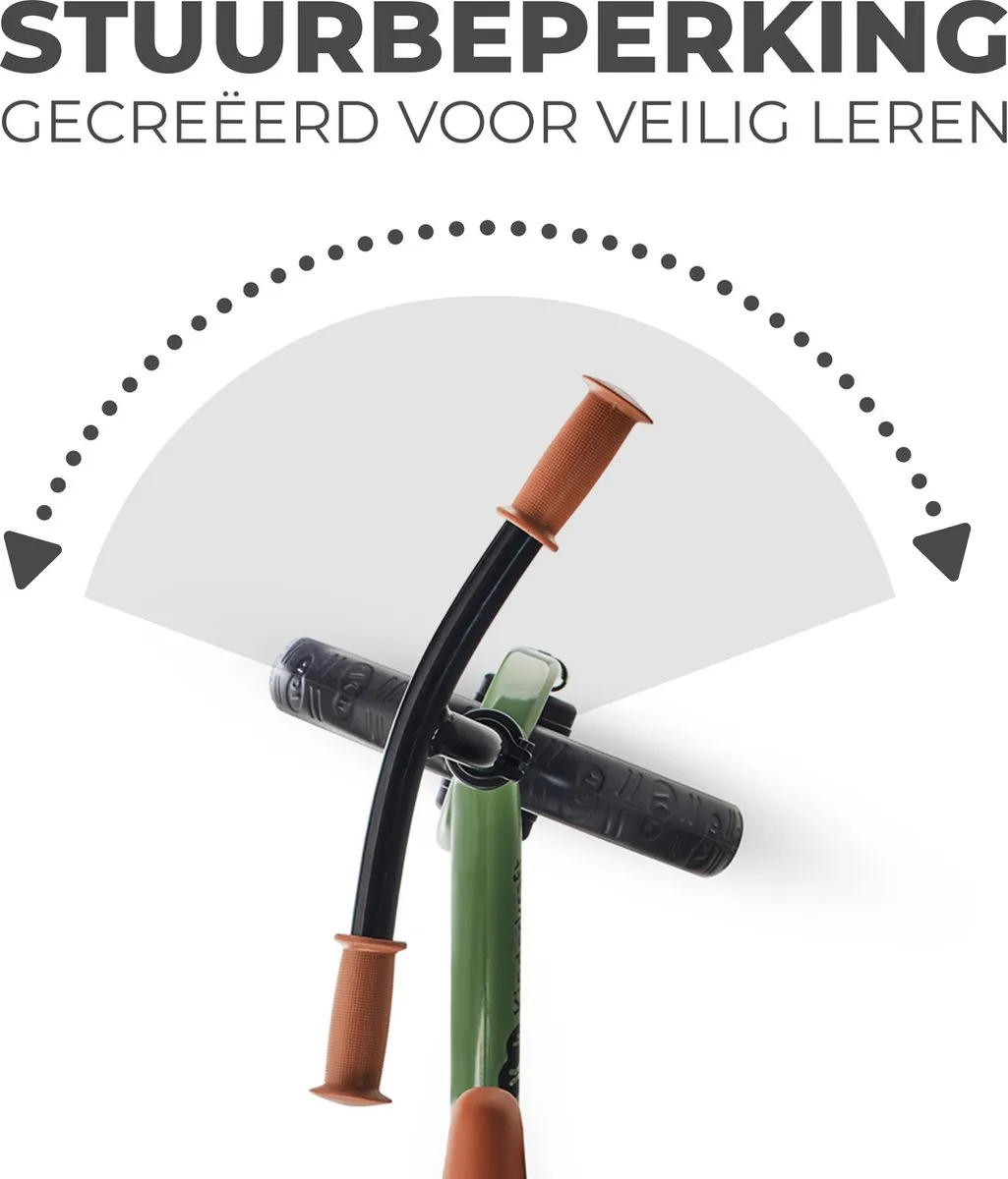 KinderKraft 2WAY NEXT Loopfiets 12" - Groen