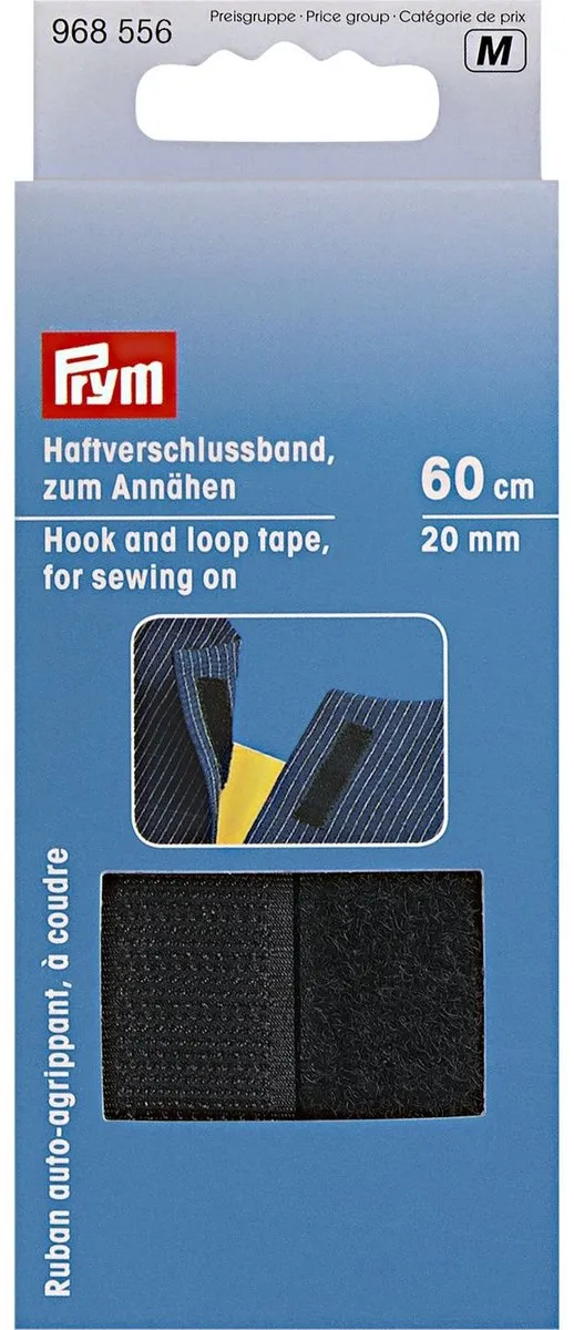 Prym Klittenband 20mm Zwart 60cm