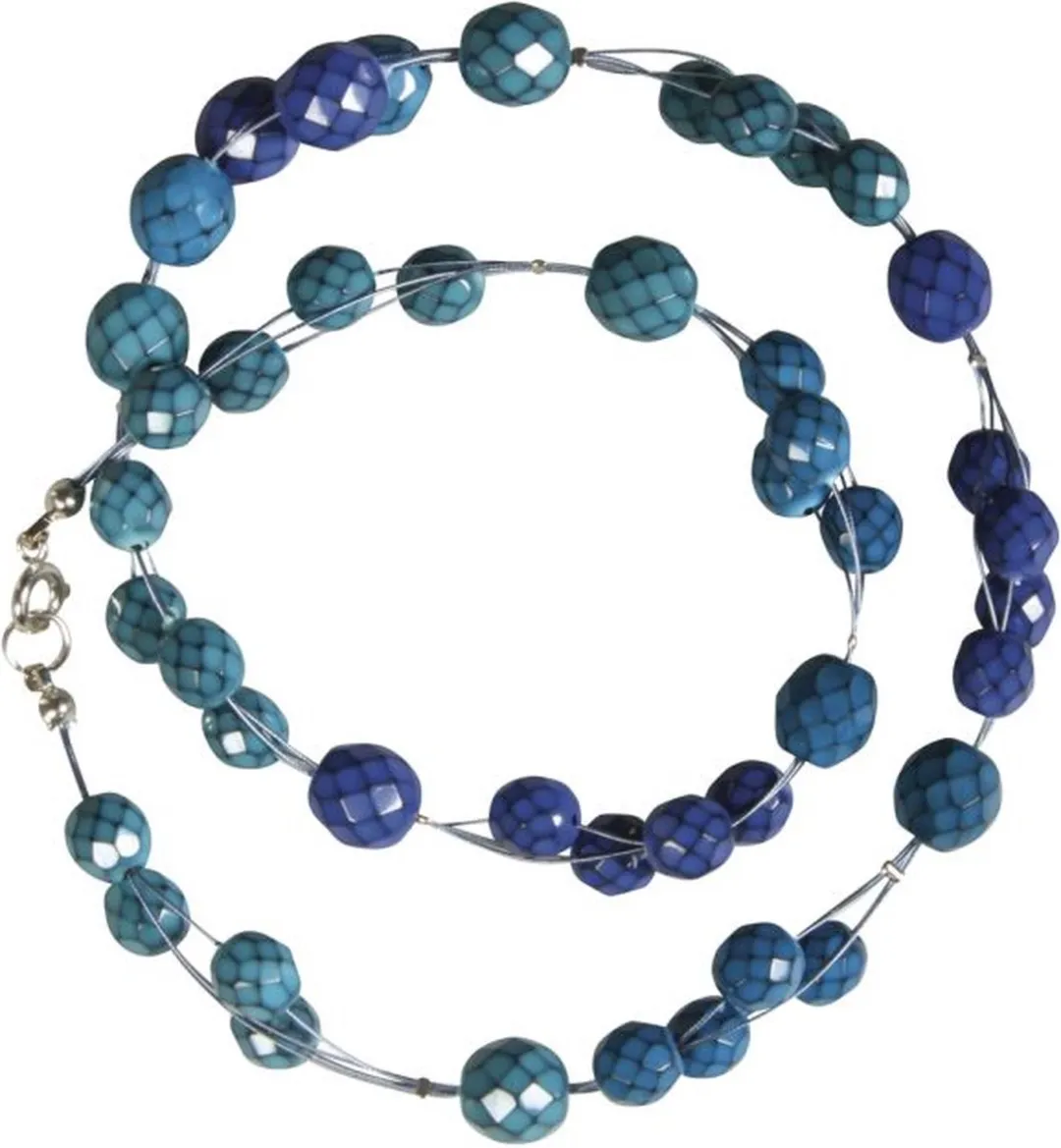 RAYHER Necklet Èllaine Hobbypakket - Blauw - afbeelding 2 van 2