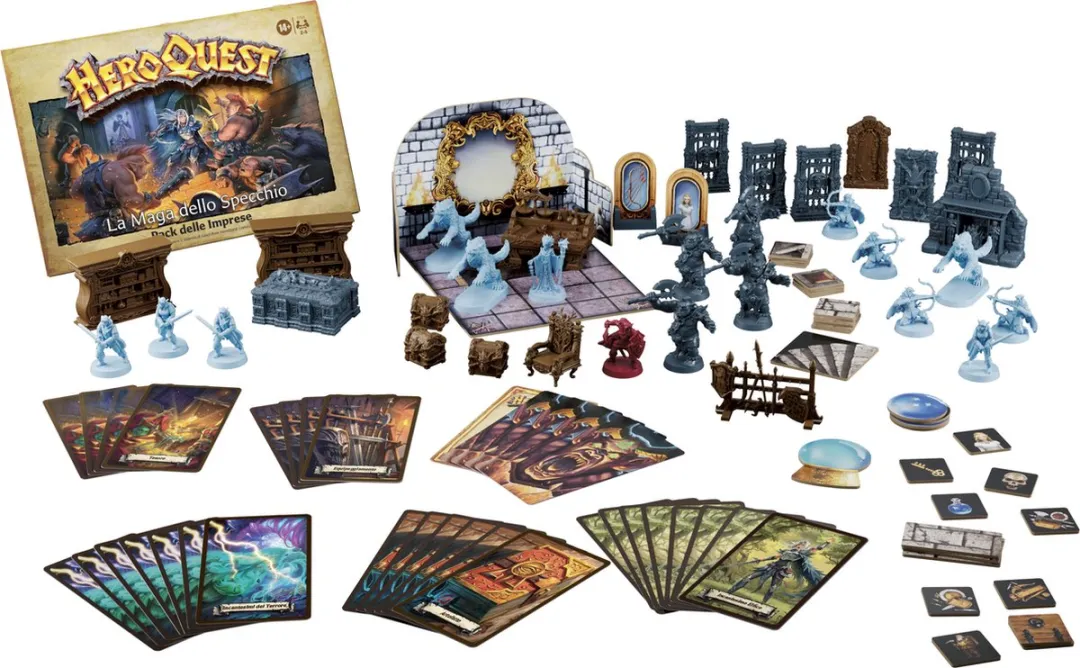 Hasbro Avalon Hill HeroQuest La Maga dello Specchio Bordspel