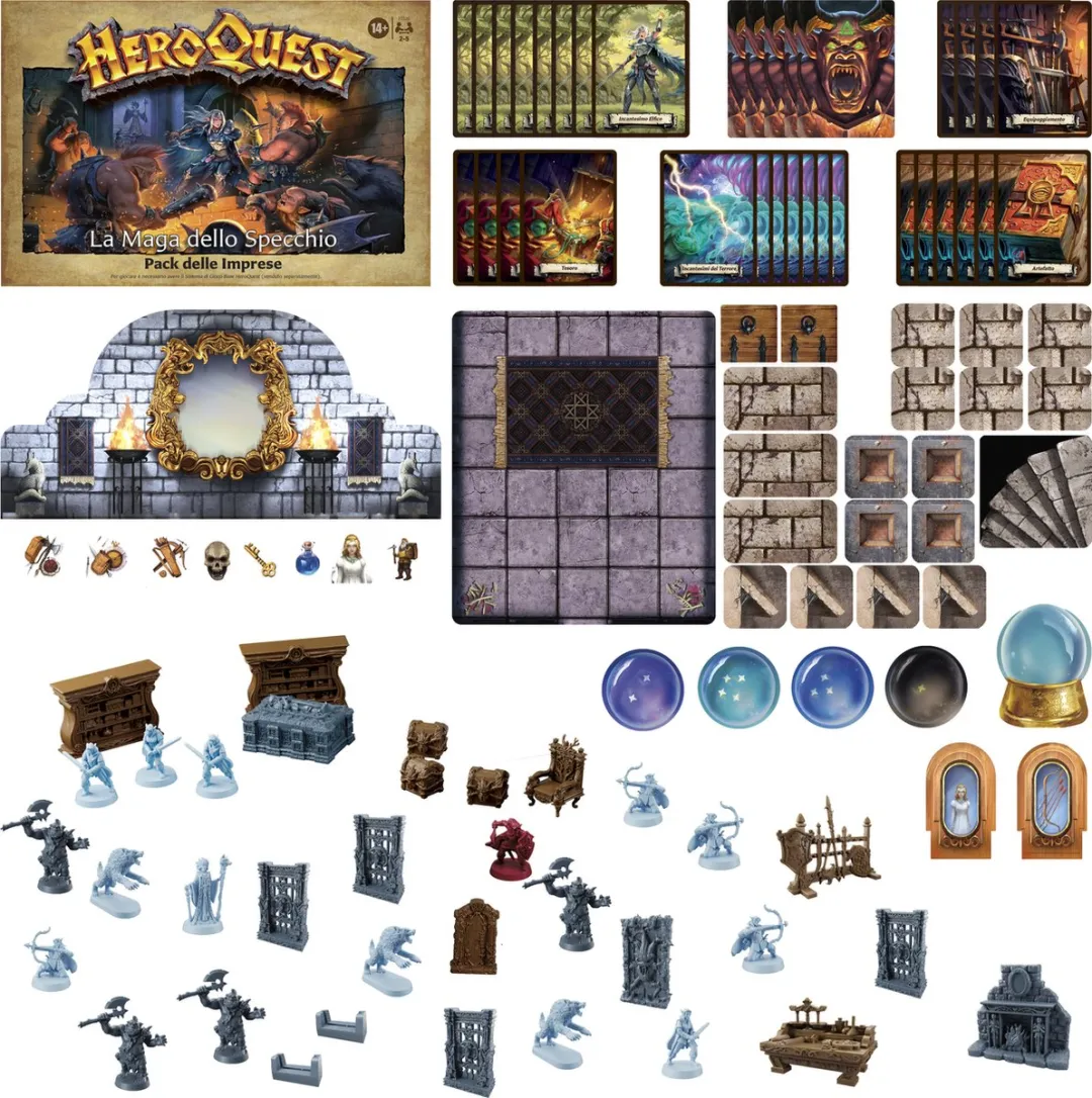 Hasbro Avalon Hill HeroQuest La Maga dello Specchio Bordspel - 2-5 Spelers