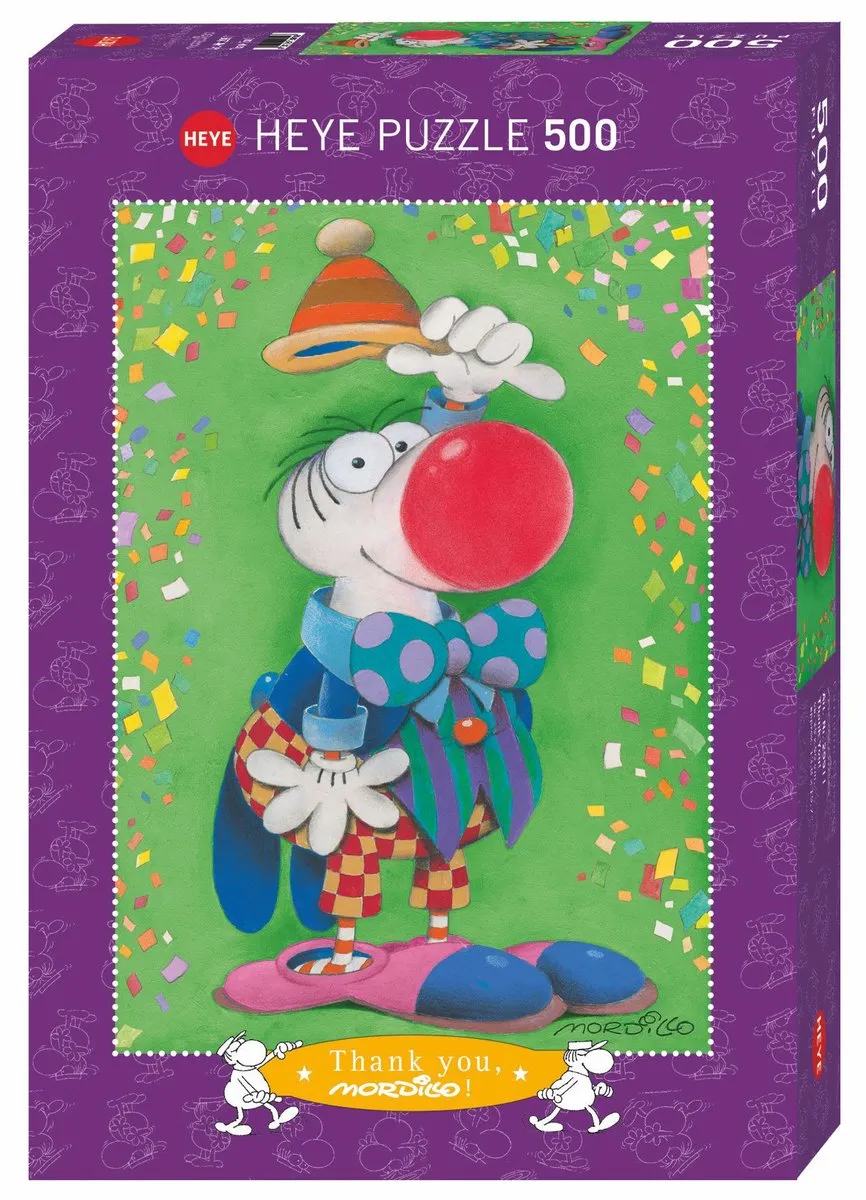 Heye Thank You! Mordillo Legpuzzel 500 Stuks - Meerkleurig
