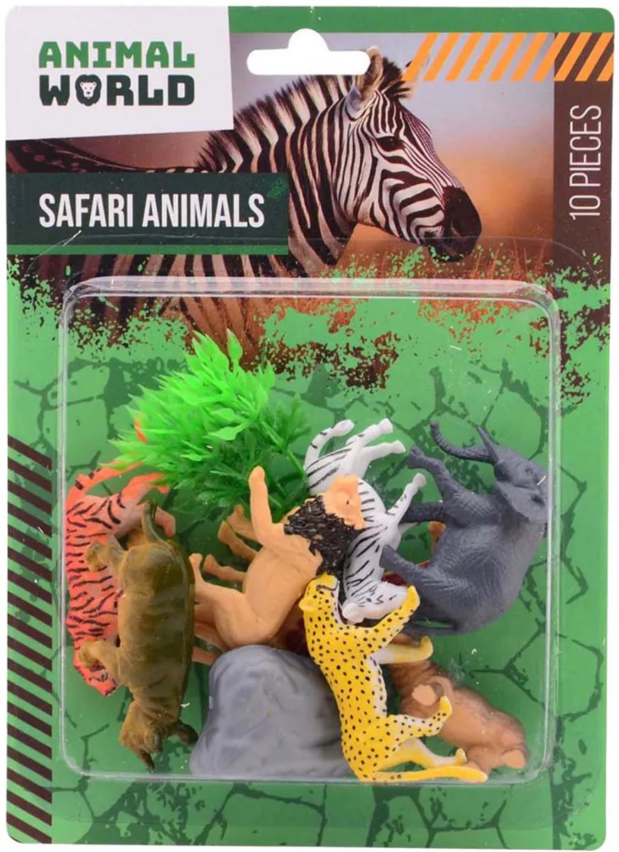 Johntoy Wilde Dieren Speelset 26209 - Multi kleuren