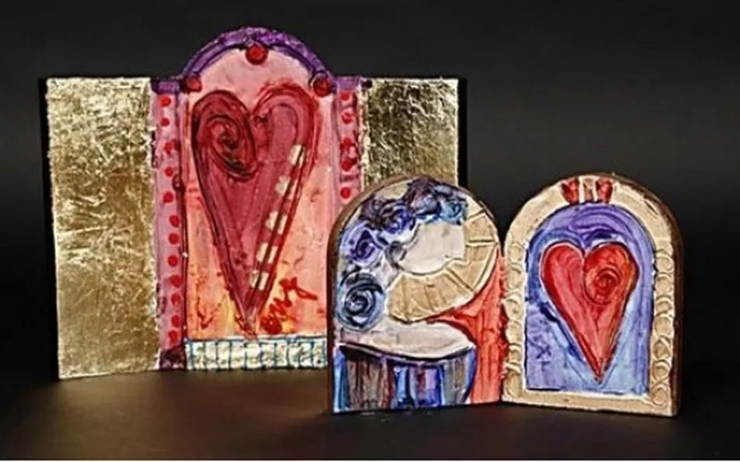 Creativ Company Houten Ikoon Tweeluik 11x17cm - Blank
