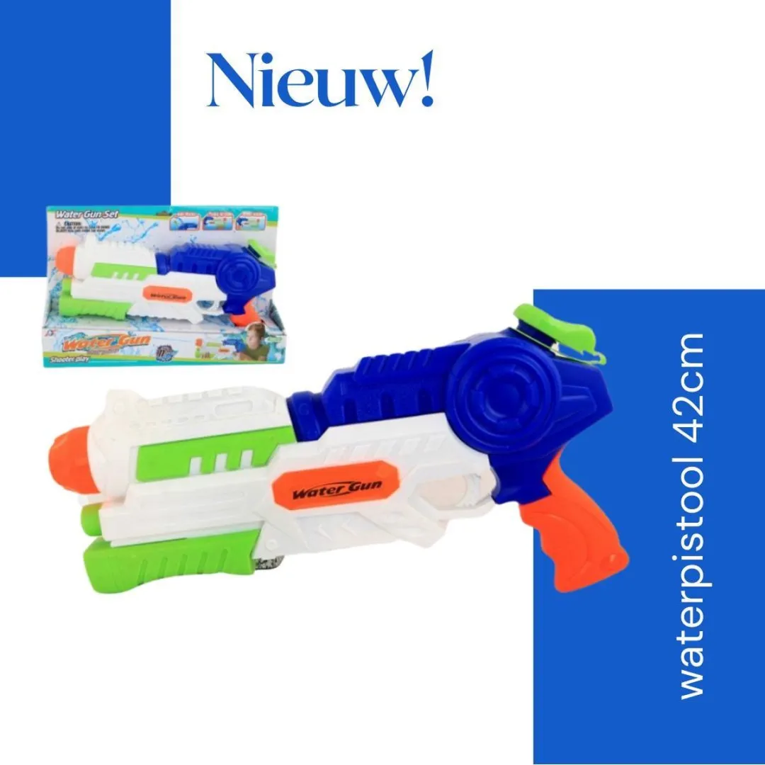 Jonotoys Waterpistool - 42 cm - Multicolor