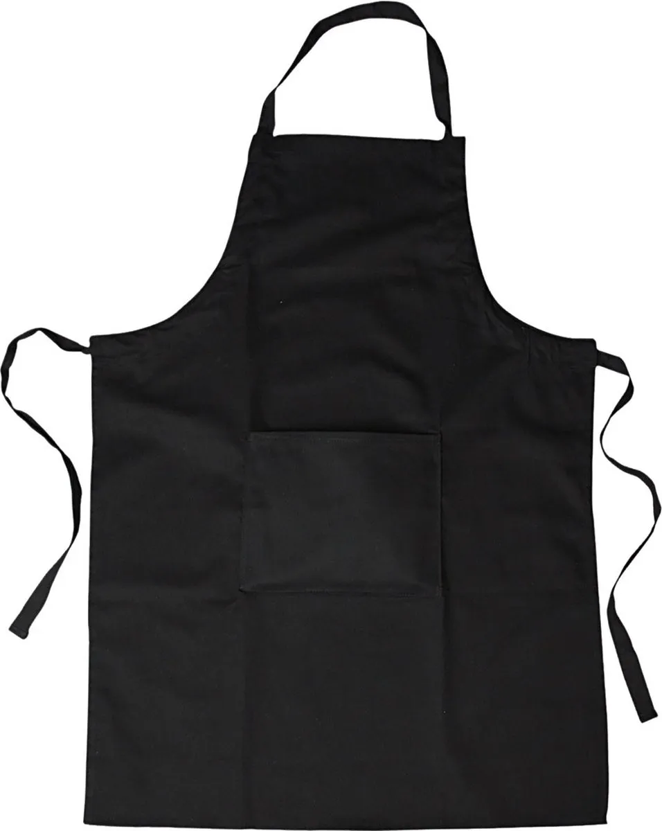 Creativ Company Katoenen Schort 66x89cm - Zwart