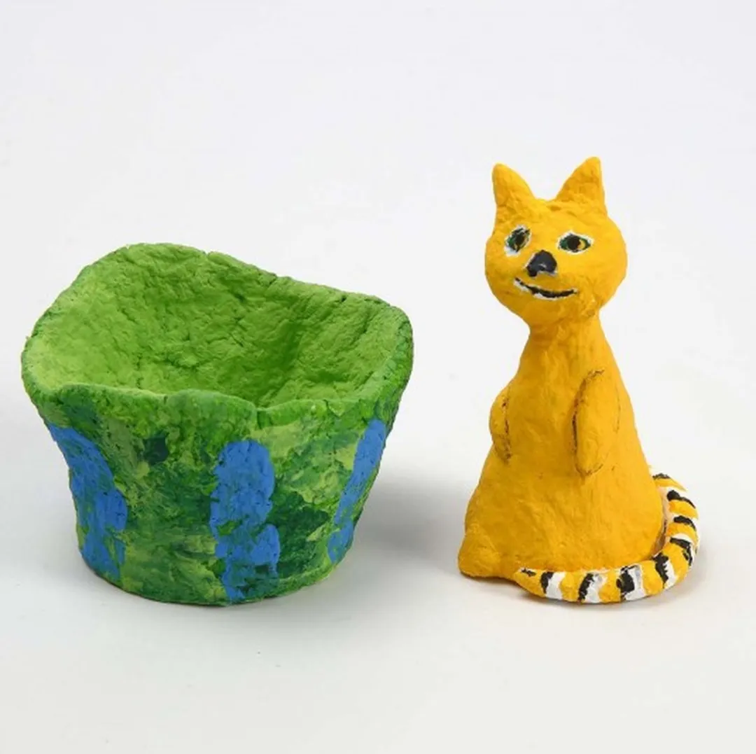 Creativ Company Papier-maché Pulp 140g - Wit - 140 Stuks