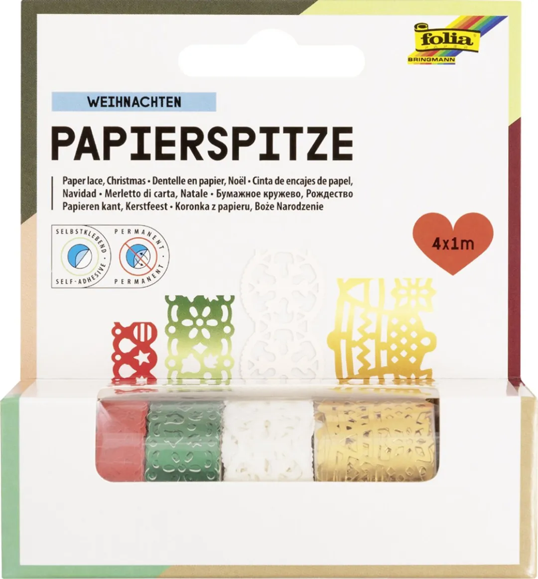 Folia Kerst Randborduren Zelfklevend