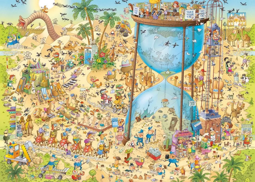 Heye Desert Habitat Puzzel 1000 Stuks - Multicolor