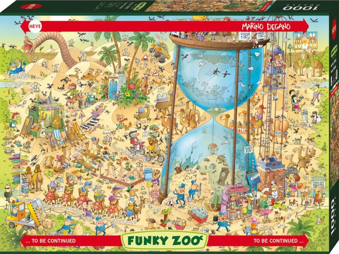 Heye Desert Habitat Puzzel 1000 Stuks - Multicolor