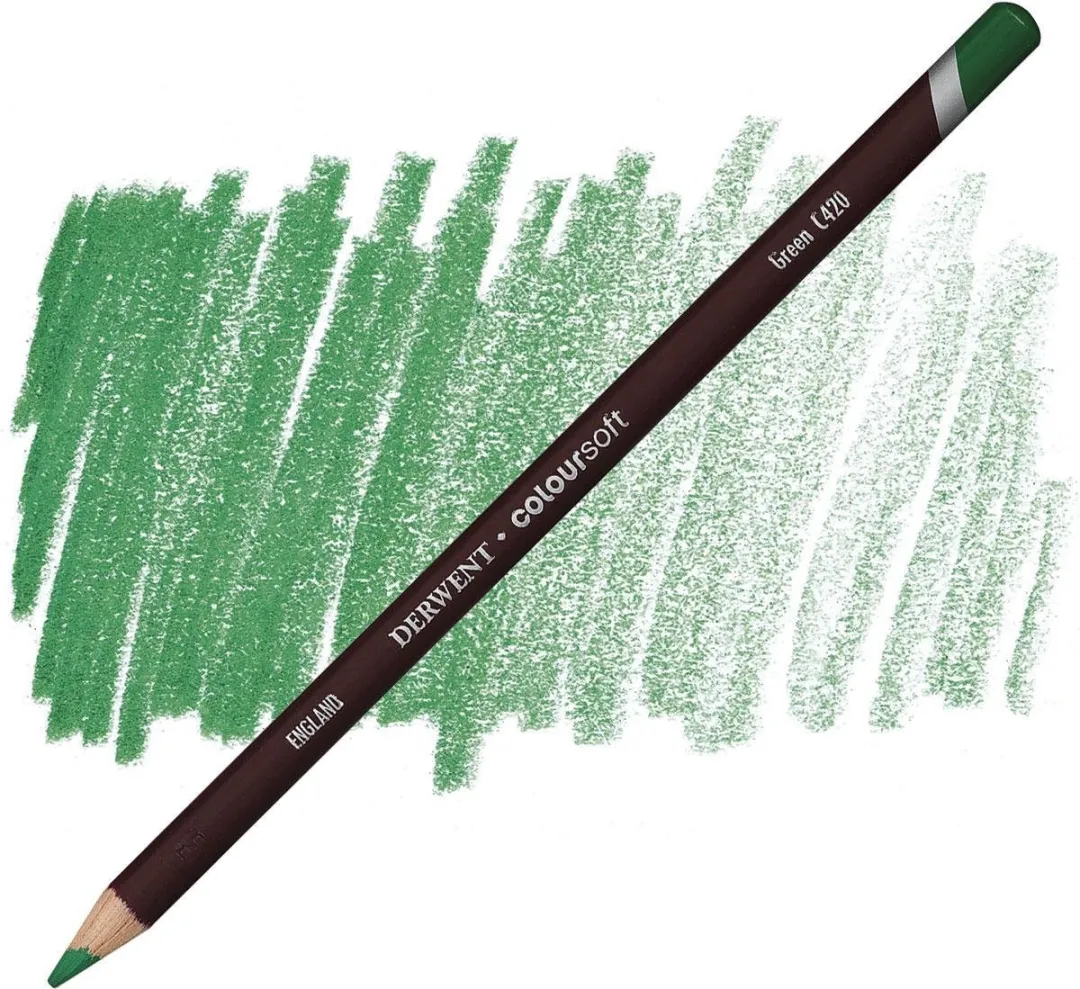 Derwent Coloursoft Potlood Groen C420