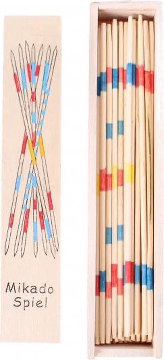 Mikado spel - hout - 18 centimeter - 41-delig