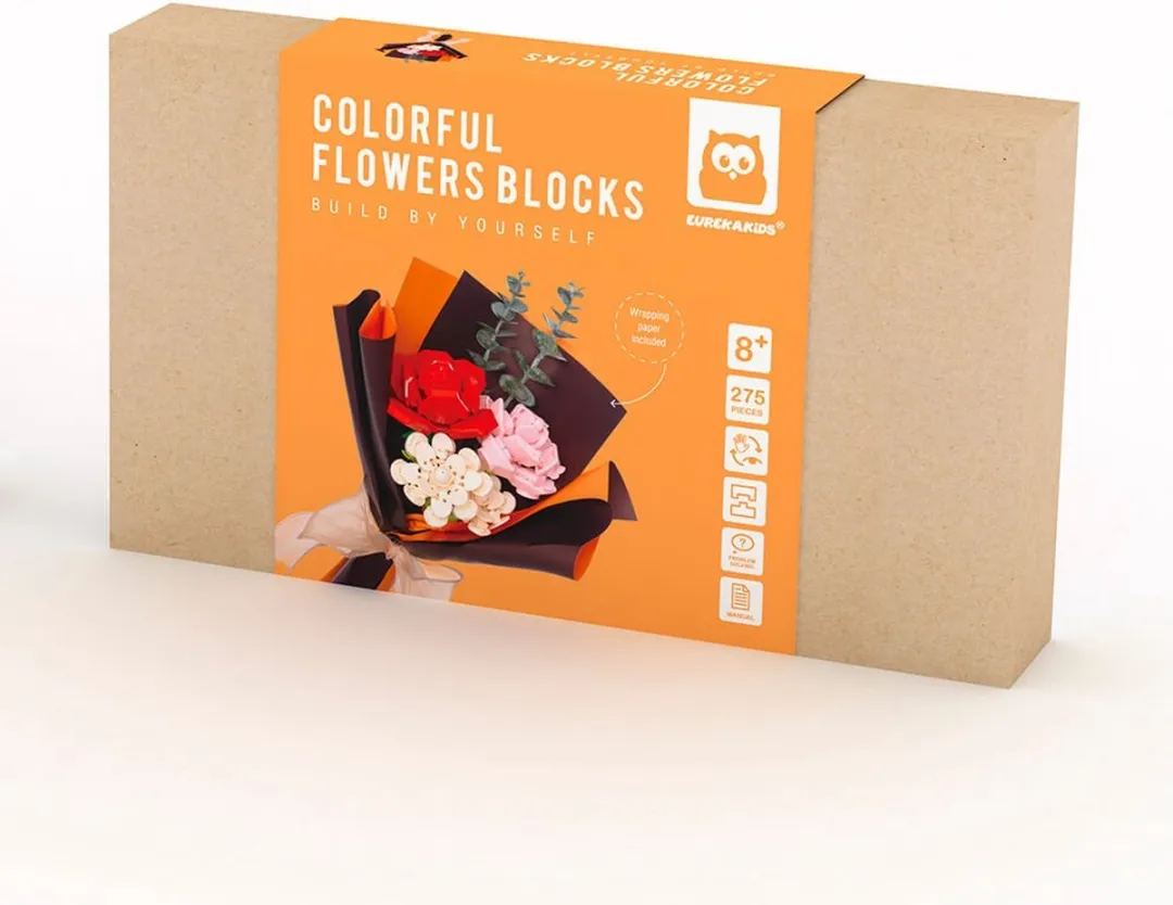 Eurekakids Bouwset Boeket Bloemen - 275 Stuks - Multicolor - afbeelding 2 van 4
