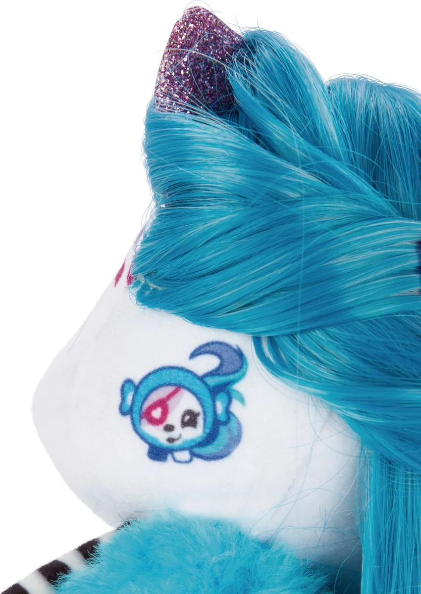 Nici Pixidoos Nali 20cm Pluche - Zwart/Blauw