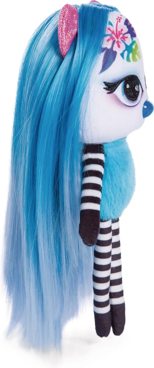 Nici Pixidoos Nali 20cm Pluche - Zwart/Blauw