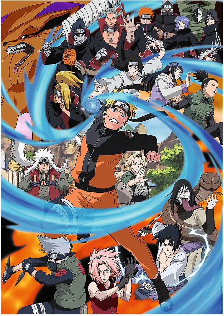 Trefl Naruto Shippuden Legpuzzel 1000 Stuks - Multicolor