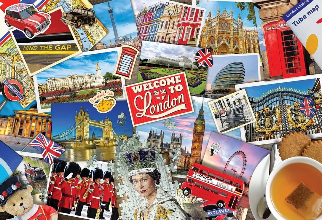 Eurographics London Bus Puzzel 550 Stuks - EUR-8551-5779 - Multicolor