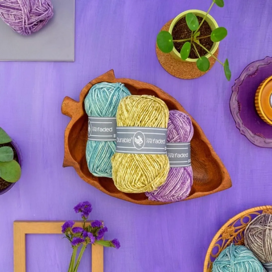 Durable Cosy Fine Faded 269 - Lichtpaars