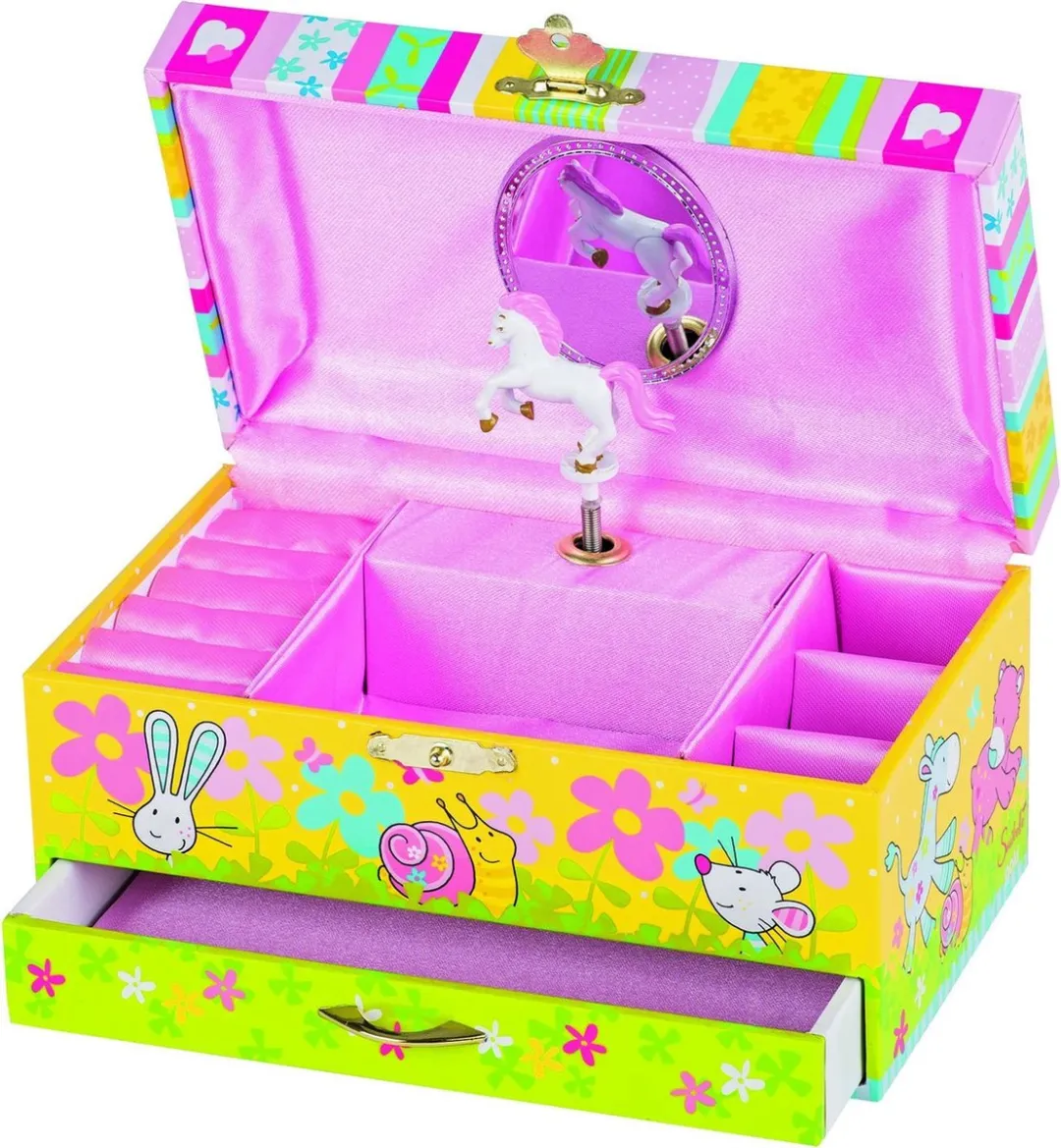 Goki Sieraden Muziekdoosje Susibelle - Multicolor