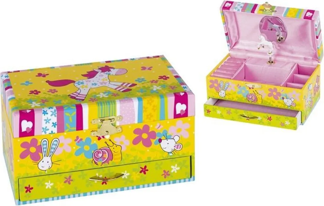 Goki Sieraden Muziekdoosje Susibelle - Multicolor