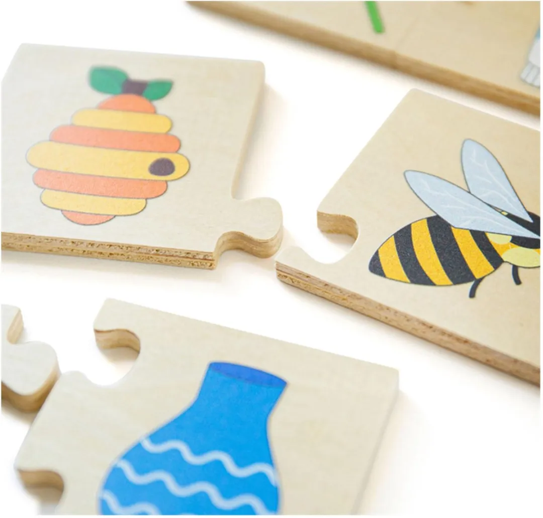BIGJIGS Dingen die Samen Gaan 069162 - Multikleur