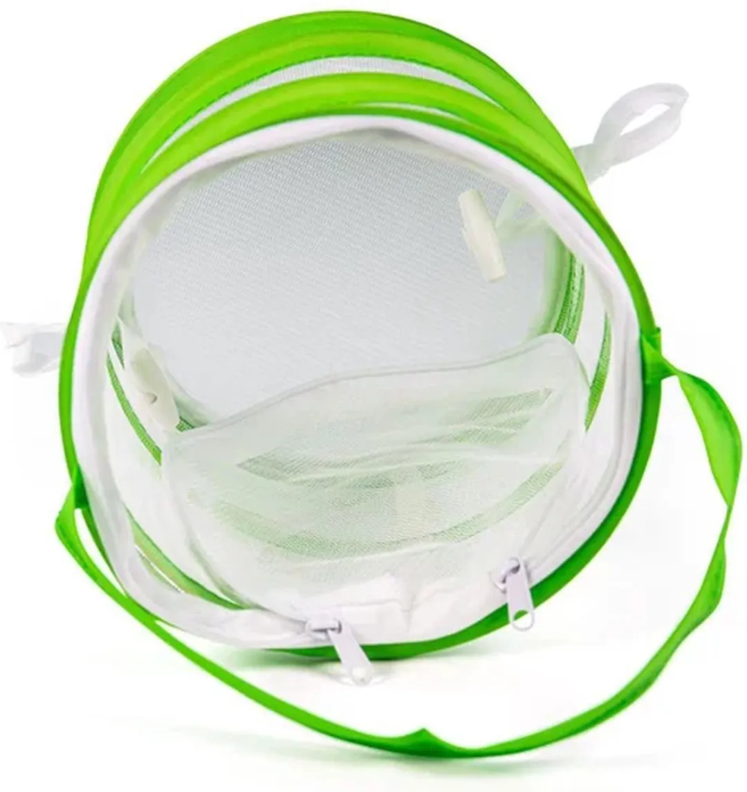 BIGJIGS Pop Up Insectennet - 4 Stuks - Wit/ Groen